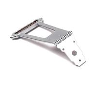 Toyvian Jazz Bridge Tailpiece for Hollowbody Archtop Guitar String Silver Metal Tailpiece for Jazz Guitar Use