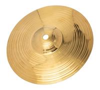 Toyvian Jazz Drum Percussion Cymbal Accessory with Brass Alloy Material and Golden Finish Improves Drum Sound Easy to Store Practice and Learning