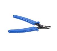 Toyvian Jewelry Making Pliers Carbon Steel with Blue Handle Designed for Closing Fold Over Ends in Fine Hobby Work