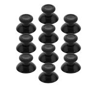 Toyvian Joystick Thumb Grip Caps 10pcs Silicone Black Protective Covers for Game Controller Enhance Precision Control