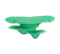 Toyvian Jumping Spider Mushroom Shaped Floating Shelf with Suction Cup, Plastic Hidden Habitat Platform for Reptile and Aquarium, Hygienic and Easy Maintenance Cottage Core Decor Green