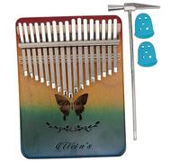 Toyvian Kalimba Keys Thumb Piano for Beginners Lightweight Finger Piano Natural Design Music Instrument for Boys and Girls and Adults Easy to Play Great for Music Random Style