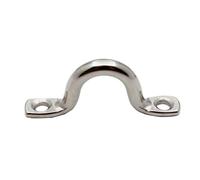 Toyvian Kayak Canoe Boat Handles Stainless Steel 316 Hump Shape Bow Grip 10Pcs 4Mm Mount for Dinghy Deck Hardware Marine Accessories