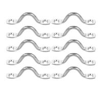 Toyvian Kayak Handles with Sturdy Deck Grip Stainless Steel 10pcs Sturdy and Portable Boat Accessories for Fishing and Sailing Boats for Outdoor Boating Use
