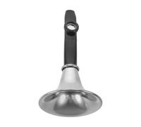 Toyvian Kazoo for Classroom and Practice at Home, Black Trumpet Shape Easy Musical Instrument with Accurate Tuning and Comfortable Touch, Metal and Abs Material for Beginners