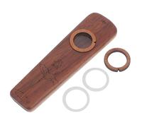 Toyvian Kazoo Instrument Wooden Beginner Musical Instruments Easy to Play for Guitar Ukulele Violin Piano Ages Portable Accompaniment for Music Enthusiasts