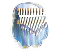 Toyvian Key Crystal Thumb Piano by Lvyxon Acrylic Material Mini Finger Piano for Beginners Boys and Girls Musical Instrument for Friends Families