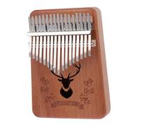 Toyvian Keys Thumb Piano Solid Kalimba for Beginners and Professionals for Home Outdoor School and Parties for Relaxation and Performance