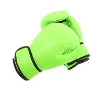 Toyvian Kickboxing Gloves Green Foam Lined Boxing Mitts for Taekwondo Karate Mma Sparring Training Youth Martial Arts Pads for Boys