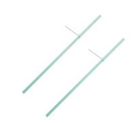 Toyvian Kids Growth Chart Decorative Wall Hanging Height Ruler 2pcs Abs Plastic, Portable Space-Saving Height Measure for Nursery Bedroom