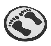 Toyvian Kindergarten Floor Marker Decal Adhesive Footprint Sticker for Classroom Floor Removable Non-Residue Spot Marker for School Hallways and Dance Areas Black Medium