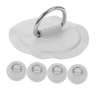 Toyvian Kit 5pcs inflatable paddle board inflatable boat kayak paddle board accessories paddleboard accessory d ring patch small rubber boat suite repair Buckle Stainless steel