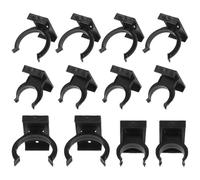 Toyvian Kitchen Cabinet Foot Leveler Clips 20 Pieces Plastic Adjustable Plinth Clips 2.00X2.00X1.89 Inch for Furniture Floor Protection and Skirting Board Fixing