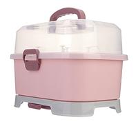 Toyvian Kitchen Cabinet Organizer 1Pc Portable Baby Bottle Drying Rack Storage Box Nursing Bottle Storage Box Organizer Case Portable Feeding Bottle Kitchen Cabinet for Home Travel Baby Bottles