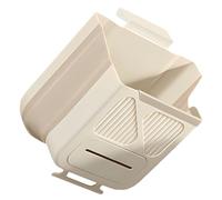 Toyvian Kitchen Hanging Trash Can Collapsible Large Capacity Cabinet Door Compost Bin for Food Waste with Easy One-Hand Operation Suitable for Home and Car