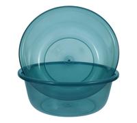 Toyvian Kitchen Sink Bowl Multipurpose 2pcs Plastic Basin Large Capacity 10.24x7.87x3.94 Inch Suitable for Home Face and Vegetable Washing