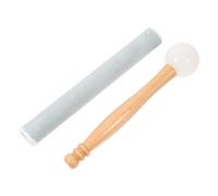 Toyvian Knock Stick for Singing Bowl Mallet Handle Mallet Singing Bowl Stick Crystal Accessory Use for Therapy Two