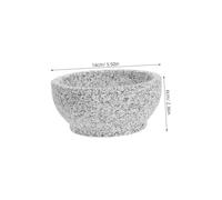 Toyvian Korean Stone Pot Cooking Bowl with Lid Heavy-Duty Casserole Pot for Bibimbap Soup Stew Spill-Resistant Deep Design Authentic Korean Restaurant Home Use