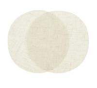 Toyvian Lampshade Cover with Dazzling-Proof Function Fabric Round 2pcs Beige Elegant Cloth Material to Prevent Eye Irritation, Easy to Match and Replace for Pendant Light and Table Lamp