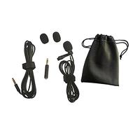 Toyvian Lapel Microphone Clip Mic Extension Cable Collar Microphone for Recording Phone Use in Studio