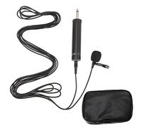 Toyvian Lapel Microphone Clip Saxophone Mic Cable Portable Recording Mic for Stage Performances Meetings and Events Compatible with DSLR Smartphones