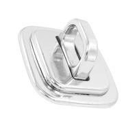 Toyvian Laptop Cable Lock Anchor Plate Silver Zinc Alloy Fixed Security Base with Lock Slot, Designed for Laptops and Monitors in School and Office Environments