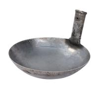 Toyvian Large Capacity Iron Water Container Scoop Kitchen Utensil with Comfortable Grip Integral Molding Long Handle for Kitchen and Watering Flowers in The Garden