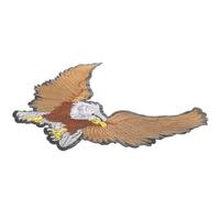 Toyvian Large Eagle Leather Embroidery Patch with Firm Adhesion and Easy to Operate Features, Stylish Sew on Patch for Clothes, Backpacks, and Tank Tops, for DIY Clothing Repair