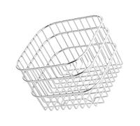 Toyvian Large Stainless Steel Wire Fruit Basket Multi-Functional Storage Basket Space-Saving Design for Kitchen Countertop