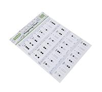 Toyvian Large Trumpet Chord Chart Poster for Beginners, Finger Guide Practice Wall Chart, Trumpet Training Diagram for Student Exercises