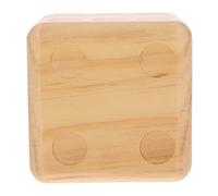 Toyvian Large Wooden Dice Outdoor Lawn Game for Parties Family Fun Gatherings Game Supply with Smooth Surface Rounded Corners for Indoor Outdoor Use