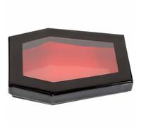 Toyvian Lash Box PVC Coffin False Lash Storage Container Easy Open Close Waterproof for False Eyelashes, Women, Purse or Cosmetic Bag