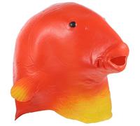 Toyvian Latex Carp Animal Head Mask Halloween for Costume Cosplay Party | Realistic Lifelike Shape, Easy, Fashionable Decorative Display for Adults at Stage Events