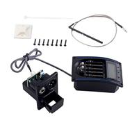Toyvian Lc05b Guitar Tuner 5-band Eq Auto Manual Tuning Preamp Piezo Pickup for Acoustic/classical Guitars