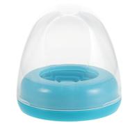 Toyvian Leak-Proof and Reusable Wide Mouth Bottle Caps with Dome Lids and Spiral Opening, Blue Pp Material, for Travel and Packing in Mommy Cases