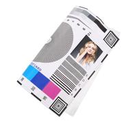 Toyvian Lens Alignment Target Camera Focus Target Card for CCTV Lens Calibration Self-adhesive Paper High-contrast Accuracy Chart for Security Systems