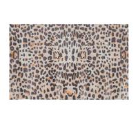 Toyvian Leopard Print Rhinestone Sticker Sheet 6# Self-Adhesive Bling Crystal Decals for DIY Phone Case Scrapbooking Car Decoration