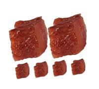 Toyvian Lifelike Beef Block Model for Kitchen Decor - 6pcs Realistic Fake Meat Props for Restaurant Display Decorative Food Models for Professional Cooking and Home Cooking