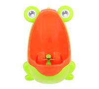 Toyvian Light Green Cartoon Boys Training Urinal Potty Train Toilet with Multi-use Design and Wall-hangable Plastic Potty Training Toilet for Boys