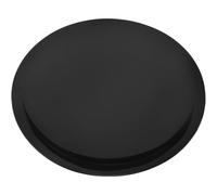 Toyvian Lightweight Black Silicone Drum Pads Practice Drum Mat for Drummers Soundproofing Impact Mat for Practice and Noise Reduction