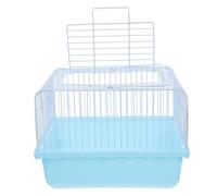 Toyvian Lightweight Portable Birdcage for Lovebirds Small Pets Convenient Travel Habitat with Viewing Window for Parakeets Cockatiels for Home Travel Use