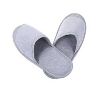 Toyvian Lightweight Travel Slippers with Non-slip Sole Cotton Bedroom House Slippers for Hotel Home Office and Short-term Rentals Portable and Easy to Carry