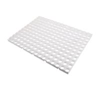 Toyvian Lightweight White Pp Rabbit Cage Mat round Hole Design, Reduces Risk of Foot-related Health Issues, for Ferret and Rabbit Use in Outdoor and Bunny Cage Setups