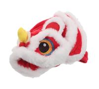 Toyvian Lion-shaped Pet Costume Hat for Dogs and Cats, Adorable Polyester Party Headwear with Easy-to-wear Closure, for Spring Festival and Group Events, Suitable for Small Pets