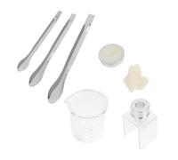 Toyvian Lipgloss Making Kit Universal Compatibility with Silicone Mold and Plastic Repair Tools for Broken Lipsticks for Beginners and Beauty Enthusiasts Crafting the Go