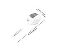Toyvian Long Handle Skimmer Spoon for Kitchen Cooking Oil Strainer Spider Colander Ladle with Smooth Surface Heat Resistant for Frying Vegetables Meat French Fries and More