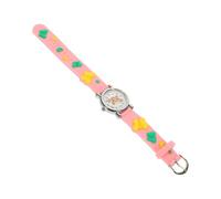 Toyvian Lovely Butterfly Pattern Analog Watch for Lightweight Skin-Friendly Quartz Wristwatch for Learning Awareness