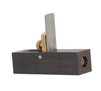 Toyvian Luthier Violin Thumb Plane Hand Planer with Brass Ebony Woodworking Tool for Violin Making and Sound Cutting, Multi-use Carpenter Accessory for String Instruments