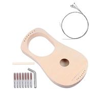 Toyvian Lyre Harp Making Material Kit Diy String Instrument Boys and Girls Early Education Harp Fun Art Diy Instrument for Toddlers Age