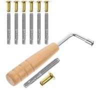 Toyvian Lyre Harp String Pin Nails Set Tuning Wrench Professional Lyre Harp Accessories Kit and Repair Musical Instrument Repair Tools